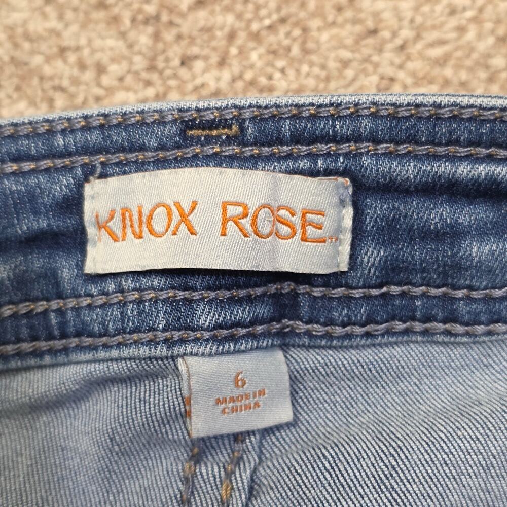Boho 70s Style Knox Rose Women's Flare Jeans Size 6 Medium Wash Denim - Picture 4 of 12